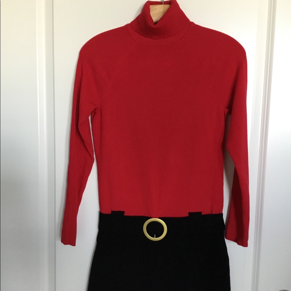 I.N.C Belted Turtle Neck Sweater Tunic - NWOT